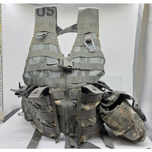 US Army MOLLE II Fighting Load Carrier FLC Vest UCP ACU Tactical Military